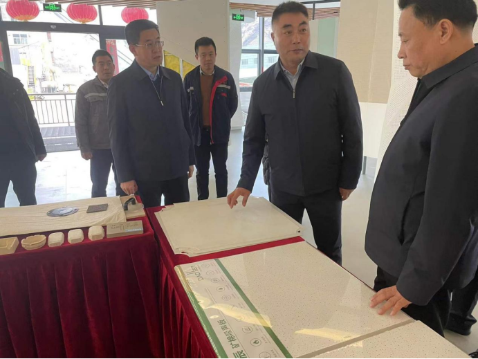 靈石縣委書記韓軍等領(lǐng)導(dǎo)節(jié)后蒞臨達(dá)辰新材指導(dǎo)工作