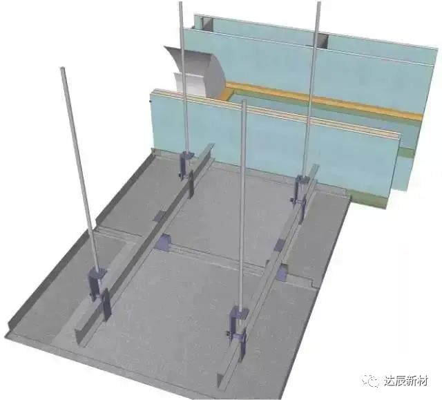 達辰新材施工第十八期地面、吊頂、墻面三維節(jié)點做法